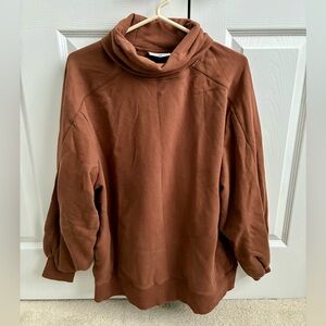 Whisper Oversized Turtleneck Sweatshirt